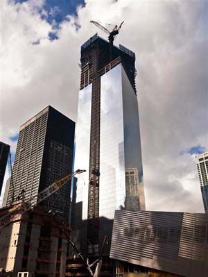 4 World Trade Center earlier this month